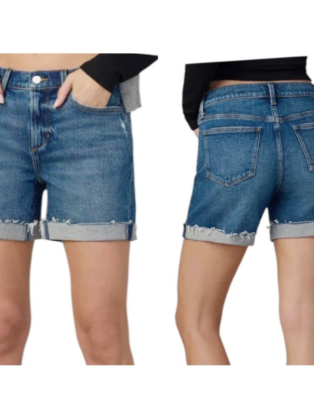 Joe’s Jeans blue denim Bermuda shorts waist size 33
